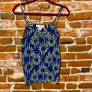 Sans Souci floral tank. Size small.